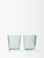 R+d.lab - X Alice Gao Set Of Two Luisa Wine Tumblers - Green