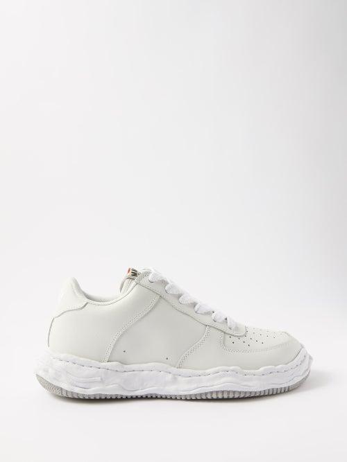 Mihara Yasuhiro - Wayne Original Sole Leather Trainers - Mens - White