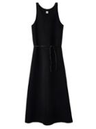 Matchesfashion.com Totme - Belted Knit Dress - Womens - Black