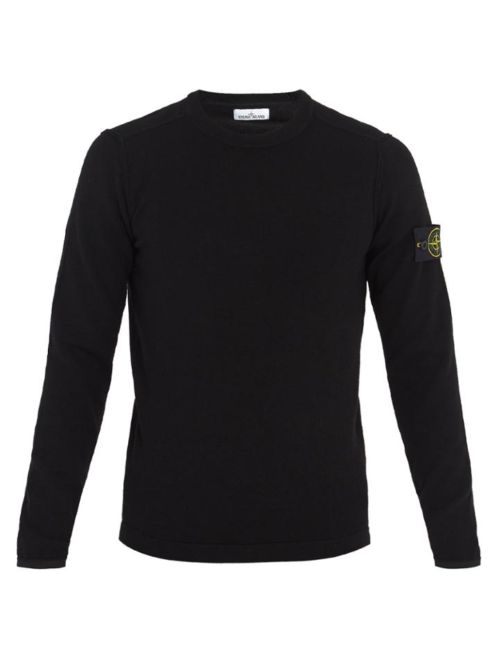 Stone Island Wool-blend Crew-neck Sweater