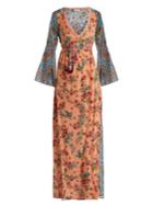 Anjuna Severa Floral Print V Neck Maxi Dress