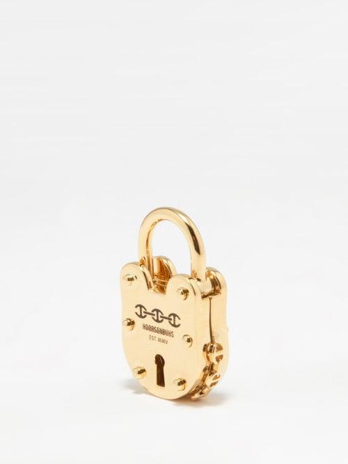 Hoorsenbuhs - Lock 18kt Gold Pendant - Womens - Yellow Gold