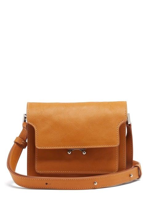 Matchesfashion.com Marni - Trunk Mini Leather Cross-body Bag - Mens - Tan