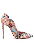 Christian Louboutin - Hot Chick 100 Printed-leather Pumps - Womens - Multi