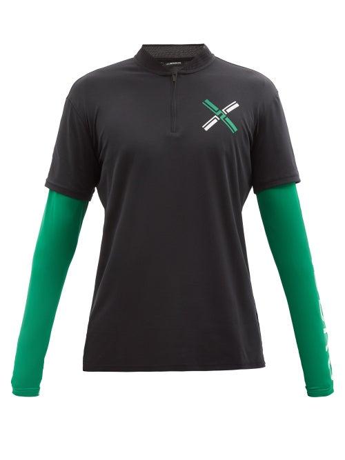 J.lindeberg - Lion Logo-print Performance Top - Mens - Black