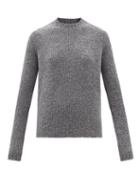 Gabriela Hearst - Philippe Cashmere-blend Boucl Sweater - Womens - Dark Grey