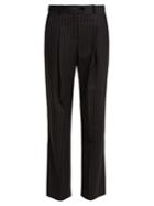 Alexachung Oversized Pinstriped Wool-blend Tailored Trousers