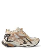 Balenciaga - Runner Mesh And Faux Leather Trainers - Womens - Multi