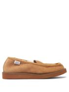 Suicoke - Ssd-comab Shearling-lined Corduroy Slippers - Mens - Brown