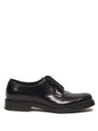 Matchesfashion.com Prada - Logo Debossed Leather Derby Shoes - Mens - Black