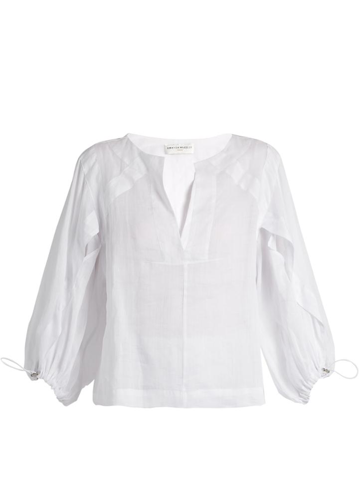 Amanda Wakeley Lyrical Linen Blouse