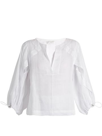 Amanda Wakeley Lyrical Linen Blouse
