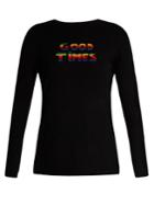 Bella Freud Good Times Wool And Cashmere-blend Sweater