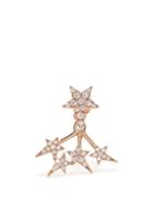 Matchesfashion.com Diane Kordas - Diamond & Rose Gold Star Single Earring - Womens - Gold
