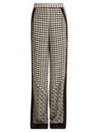 Talitha Wide-leg Scarf-print Silk Trousers