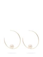 Matchesfashion.com Mizuki - Pearl & Gold Hoop Earrings - Womens - Pearl