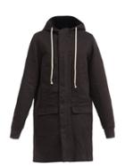 Matchesfashion.com Rick Owens Drkshdw - Drawstring Hooded Cotton Parka - Mens - Black