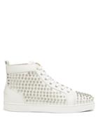 Christian Louboutin Louis Studded Leather Trainers