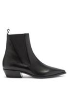 Matchesfashion.com Burberry - Grampian Leather Chelsea Boots - Womens - Black