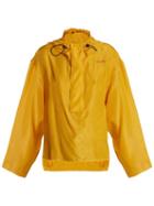 Matchesfashion.com Wales Bonner - Crolit Print Silk Hooded Top - Womens - Yellow