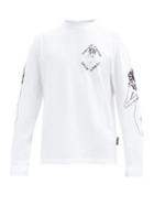 Matchesfashion.com Palm Angels - Strip-club Print Cotton-jersey T-shirt - Mens - White Black