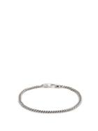 Matchesfashion.com Tom Wood - Curb Chain Sterling Silver Bracelet - Mens - Silver