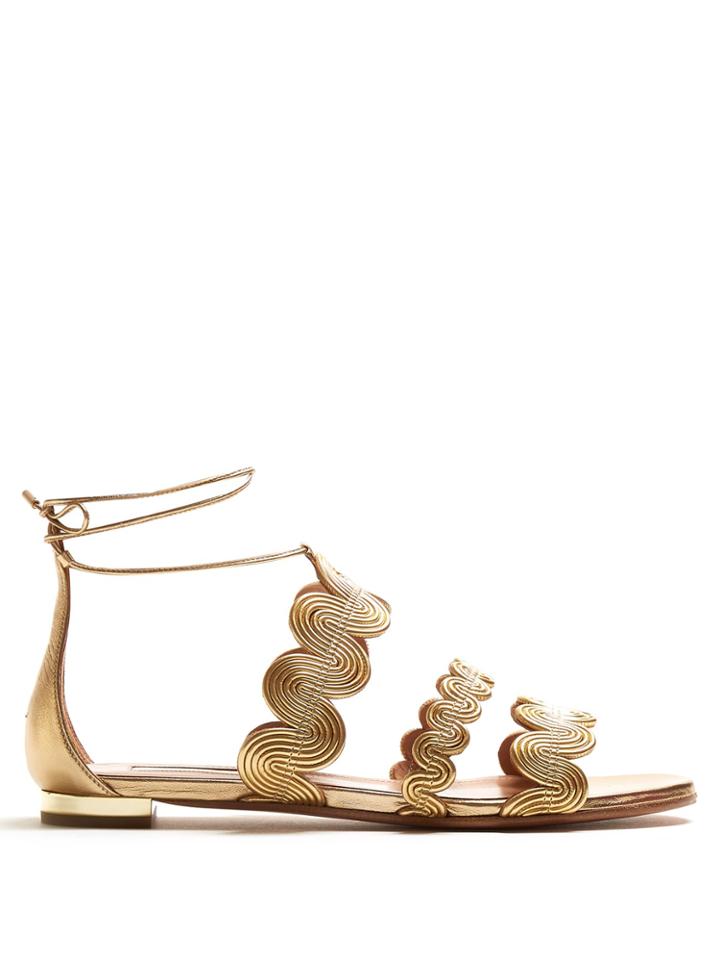 Aquazzura Jodhpur Tie-ankle Sandals