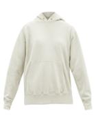 Ladies Rtw Les Tien - Brushed-back Cotton Sweatshirt - Womens - Light Green