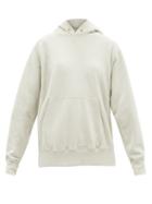 Ladies Rtw Les Tien - Brushed-back Cotton Sweatshirt - Womens - Light Green