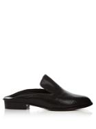 Clergerie Alice Lizard-effect Leather Slip-on Loafers