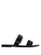 Matchesfashion.com Saint Laurent - Oak Buckled Leather Sandals - Womens - Black