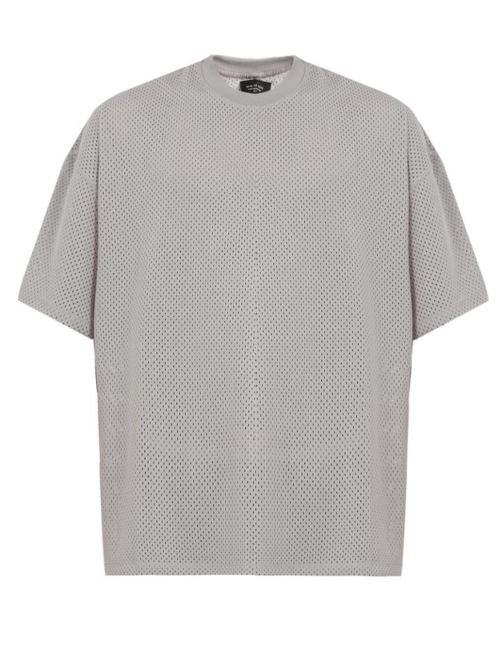 Fear Of God Crew-neck Mesh-jersey T-shirt