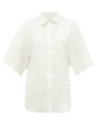 Matchesfashion.com Joseph - Starr Buttoned Linen-blend Shirt - Womens - Ivory