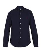 Matchesfashion.com Polo Ralph Lauren - Slim Fit Cotton Oxford Shirt - Mens - Navy