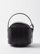 Jw Anderson - Knot Woven-leather Handbag - Womens - Black