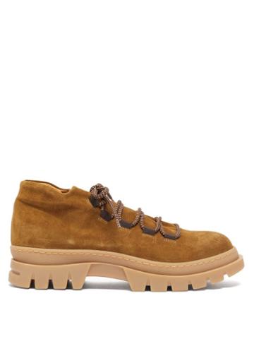 Matchesfashion.com Jacques Soloviere - Babylone Suede Hiking Boots - Mens - Light Brown