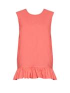 Marni Ruffled-hem Cotton Top