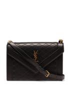 Saint Laurent - Gaby Small Quilted-leather Shoulder Bag - Womens - Black