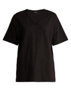 Joseph V-neck Cotton Jersey T-shirt