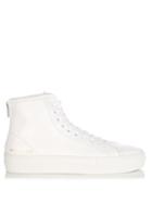 Common Projects Tournament High-top Leather Flatform Trainers