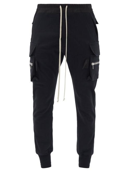 Rick Owens - Mastodon Slim-leg Cotton-jersey Track Pants - Mens - Black