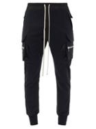 Rick Owens - Mastodon Slim-leg Cotton-jersey Track Pants - Mens - Black
