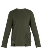 Matchesfashion.com Helmut Lang - Distressed Utility Crew Neck Top - Mens - Khaki