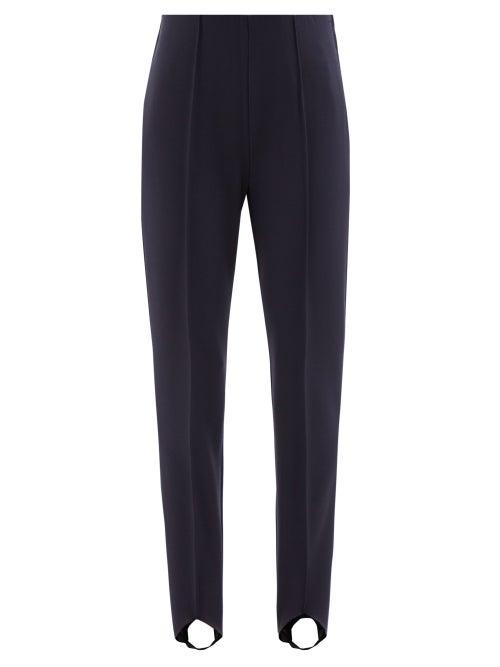 Bogner - Elaine Stirrup-cuff Jersey Ski Trousers - Womens - Navy