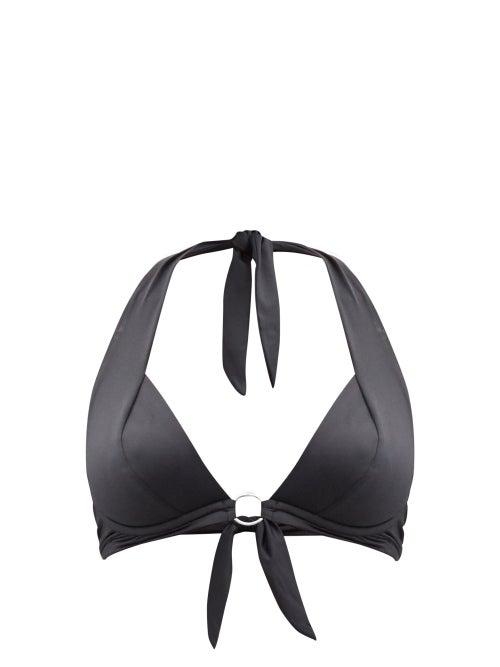 Matchesfashion.com Max Mara Beachwear - Popoli Bikini Top - Womens - Black