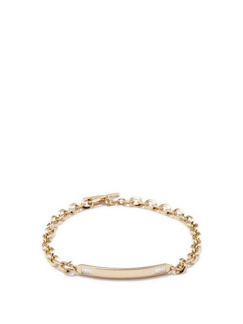 Lizzie Mandler - Diamond & 18kt Gold Bracelet - Mens - Gold