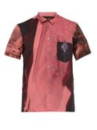 Matchesfashion.com Paul Smith - Photo Print Short Sleeve Cotton Shirt - Mens - Pink