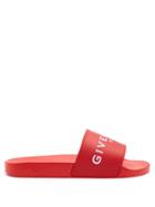 Matchesfashion.com Givenchy - Rubber Pool Slides - Mens - Red
