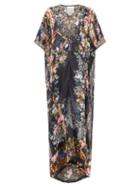 Camilla - From The Archives-print Silk-chiffon Kaftan - Womens - Black Multi