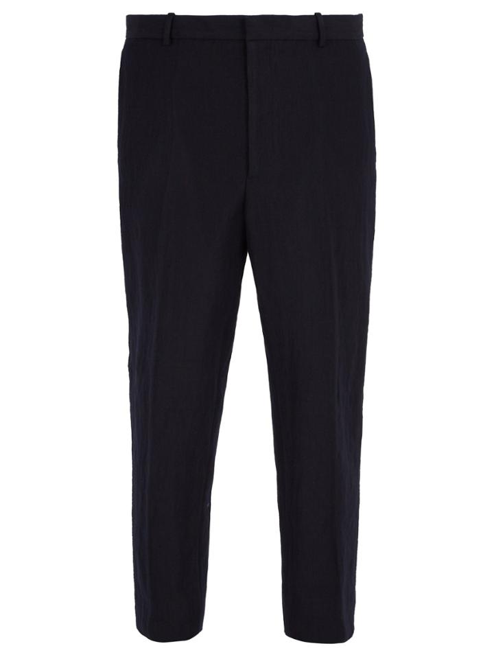 Jil Sander Slim-fit Wool And Mohair-blend Trousers
